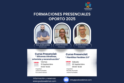 OPORTO ( Portugal)-Pack de 2 Cursos: Siliconas Ultrafinas, Onicoplastía y Ortonixía + Plantillas Flexibles 2.0