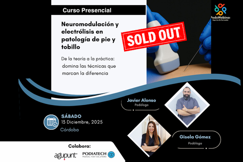 Curso Presencial: Neuromodulación y electrólisis en patología de pie y tobillo.